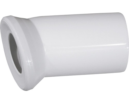 Universele WC-aansluitbocht 22° 110x150 mm wit