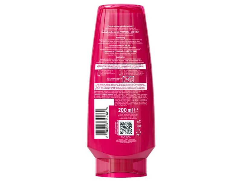 L'Oréal Elsève Haarspülung Color-Vive Color Glanz Farbschut Conditioner mit farbschützender Formel schützt die Farbintensität