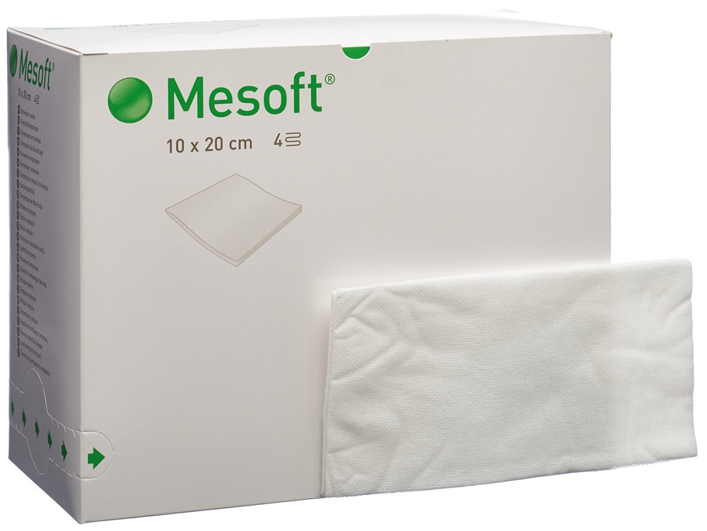 MESOFT Kompressen<br>60 × 2 Stück, 10x20cm, steril