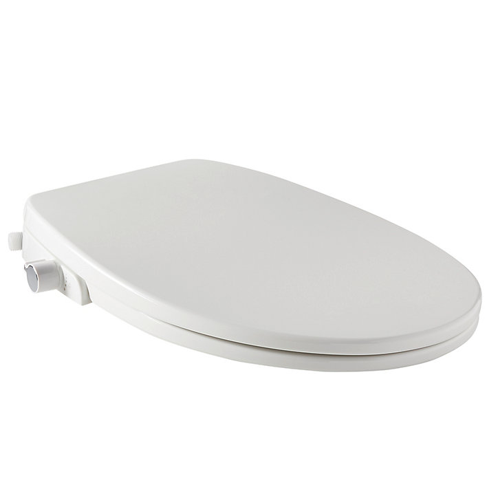 Abattant WC japonais lavant avec frein de chute, blanc, GoodHome Timok