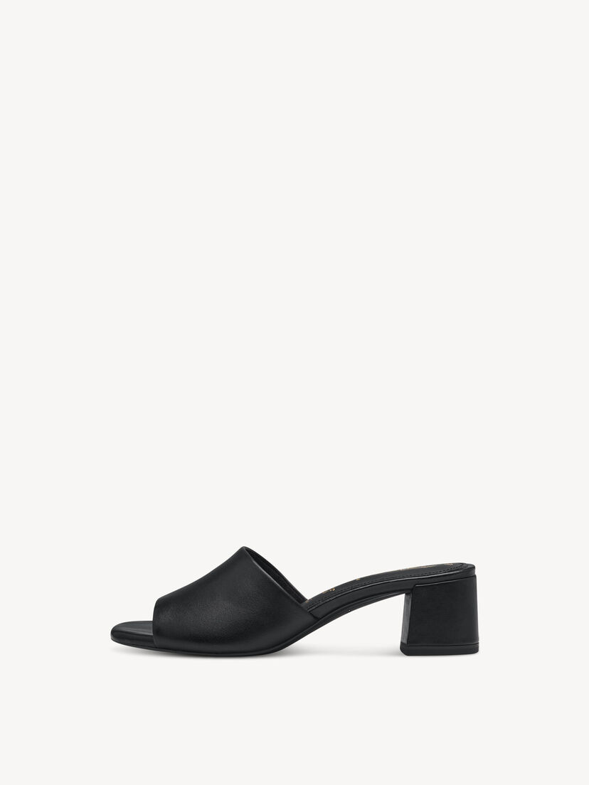 Leren Slipper - zwart