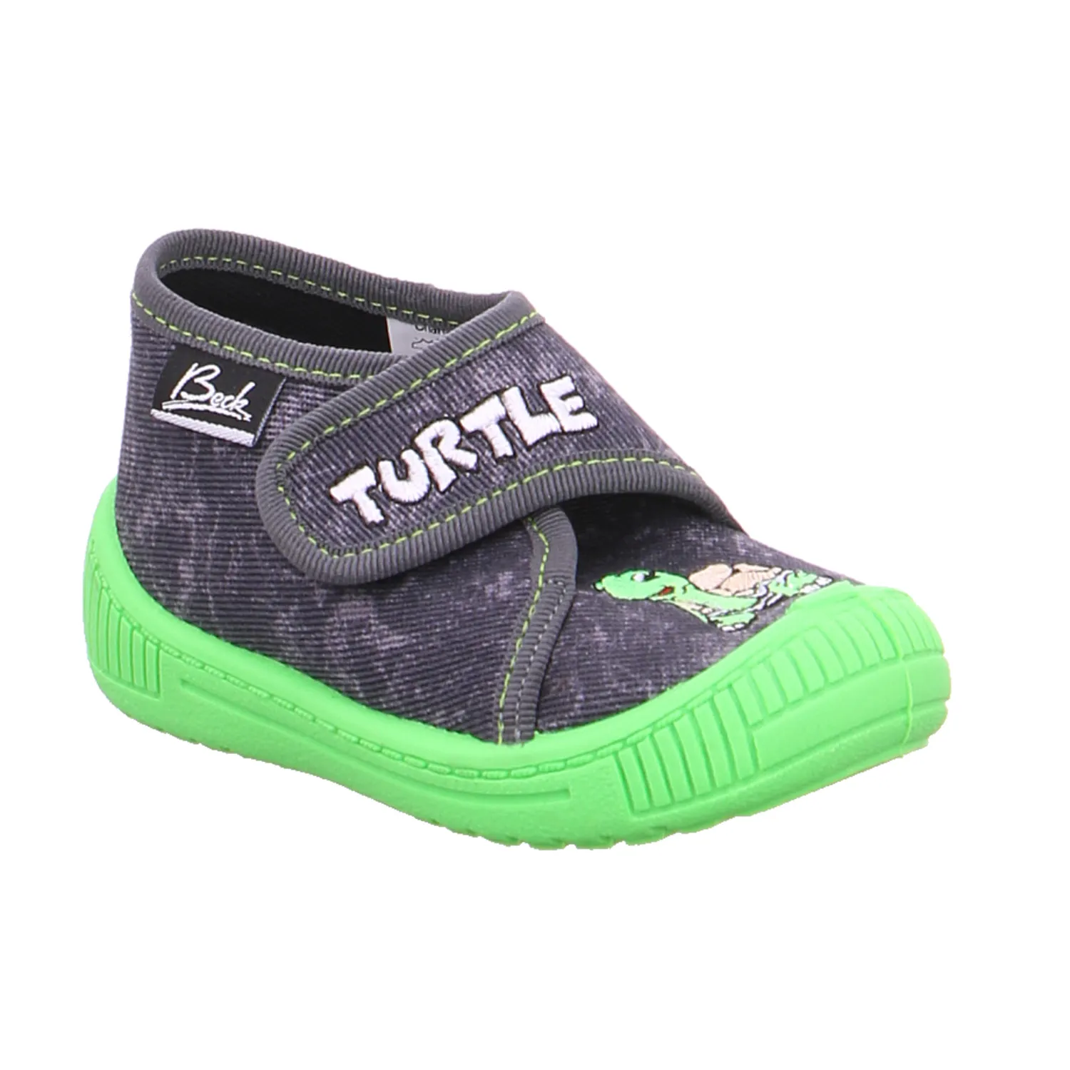 BECK Baby-Hausschuh Grau Textil  Unisex