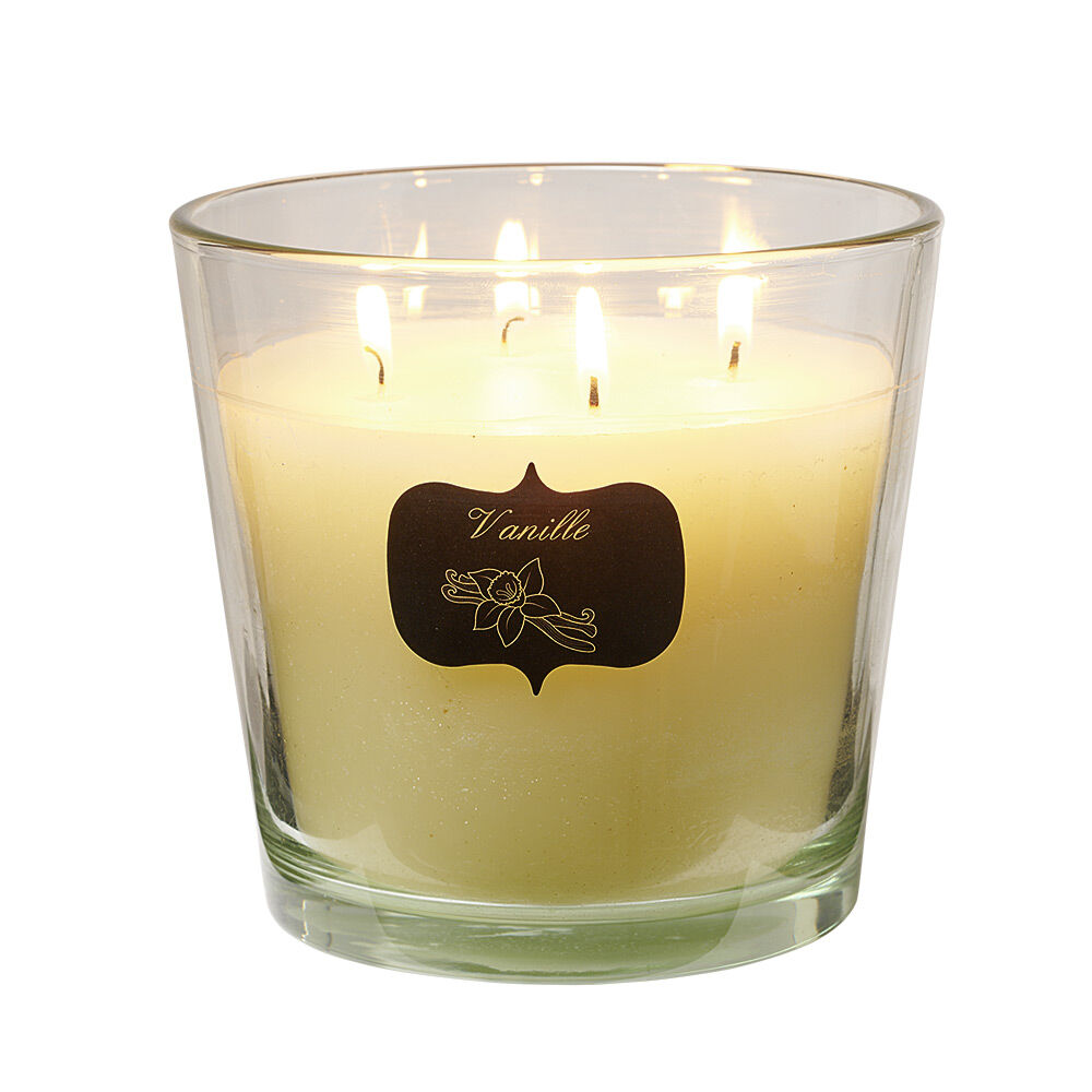 Bougie dans verre senteur Vanille