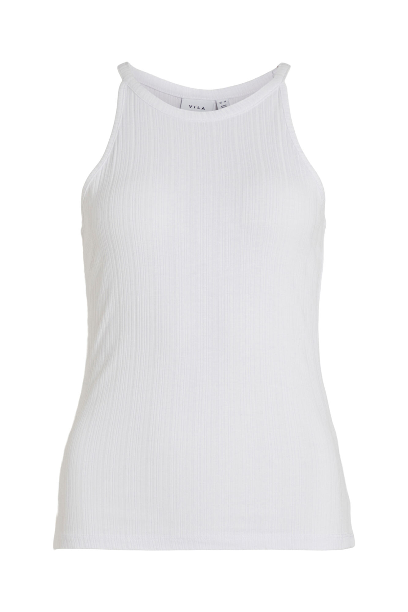 Blusa feminina com decote halter - Branca