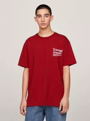 Camiseta moderna com logo nas costas