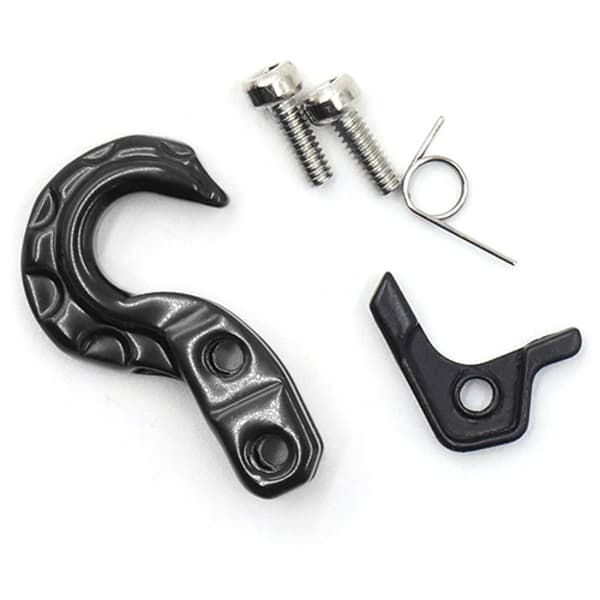 Yeah Racing Spring Loaded Metal Hook Black