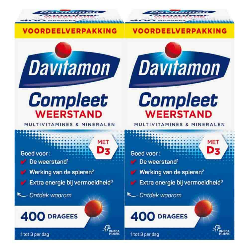 2x Davitamon Compleet Weerstand400 stuks