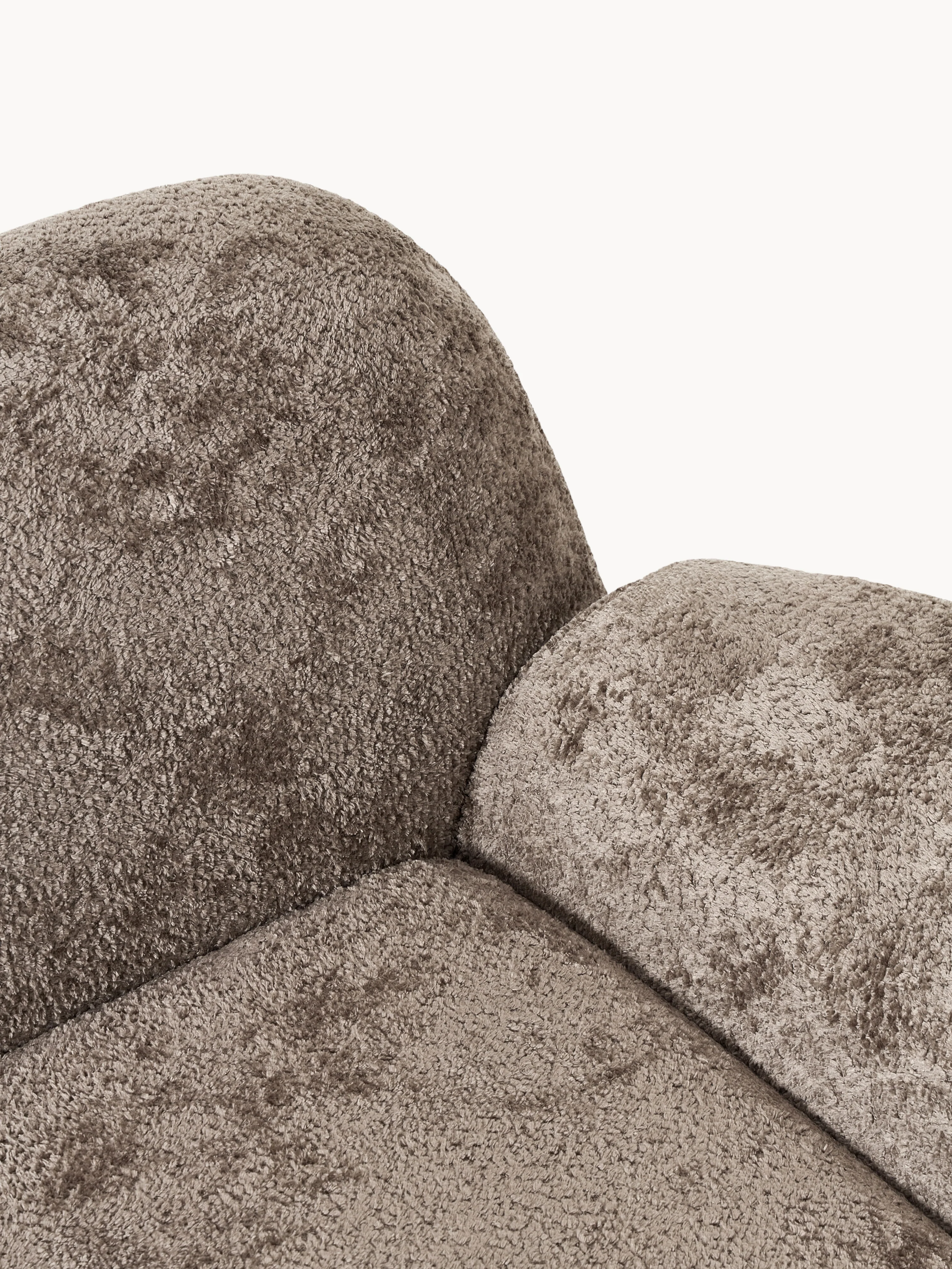Hoekmodule Wolke van teddy-bouclé