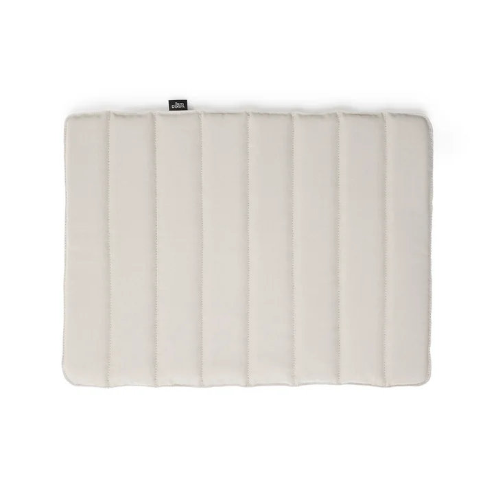Tom Dixon - Groove Outdoor Sitzkissen, 50 x 37,8 cm, putty
