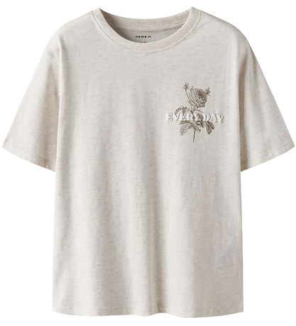 Name It T-Shirt - NkmHadda - Peyote Melange