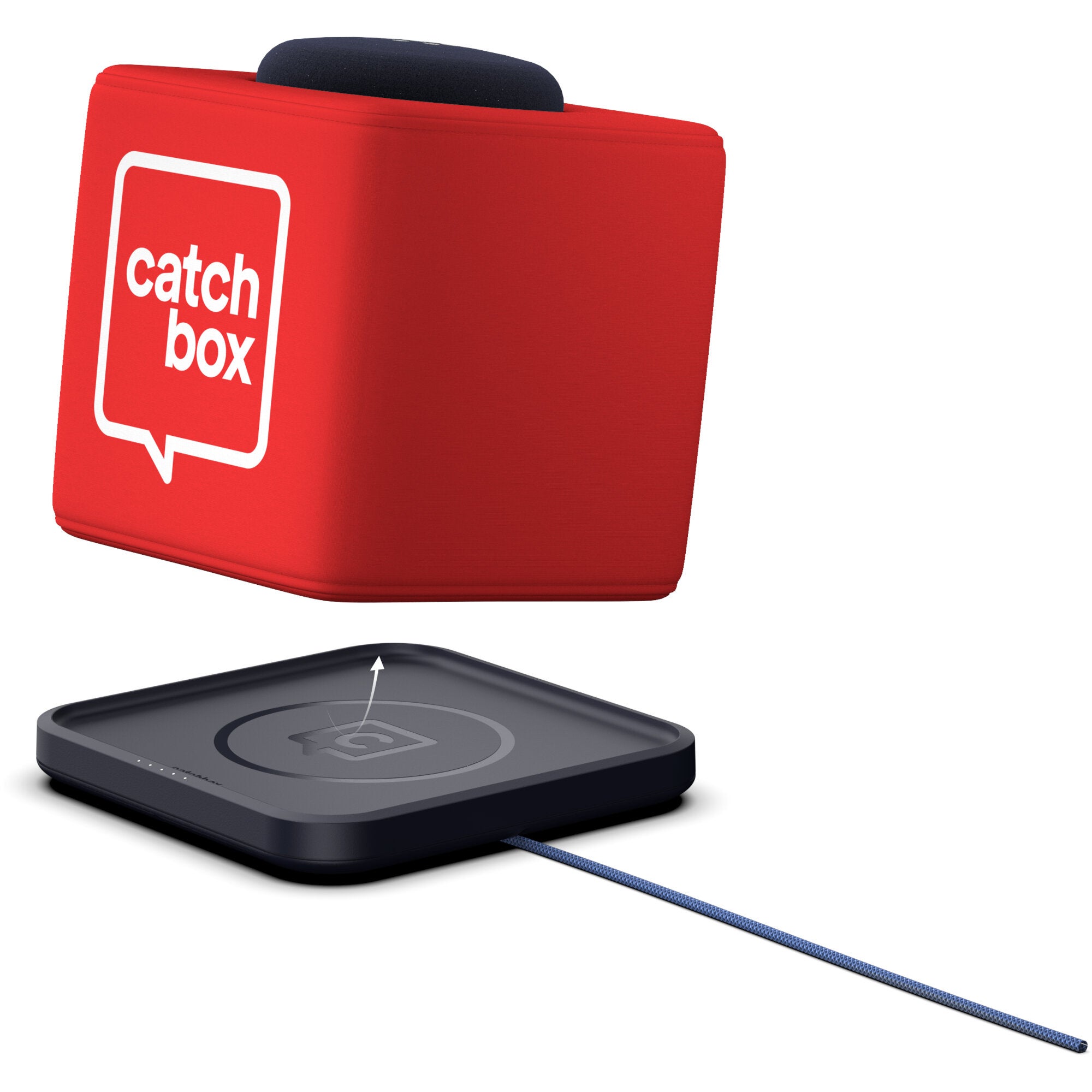 Catchbox Plus System 4 channel DANTE 2 Cube 1 Clip 1 Stick draadloze combinatieset