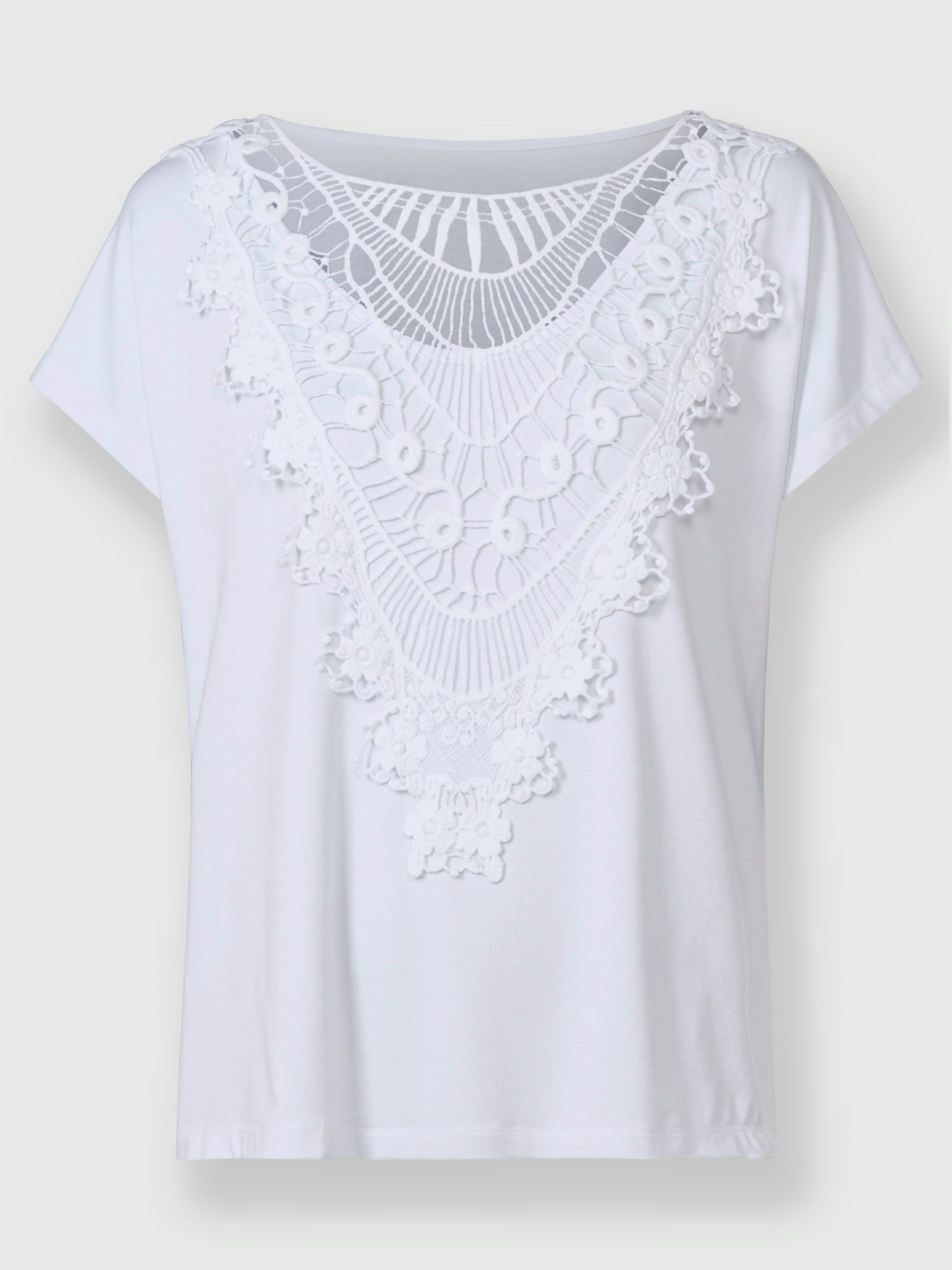 T-shirt coupe décontractée aux épaules