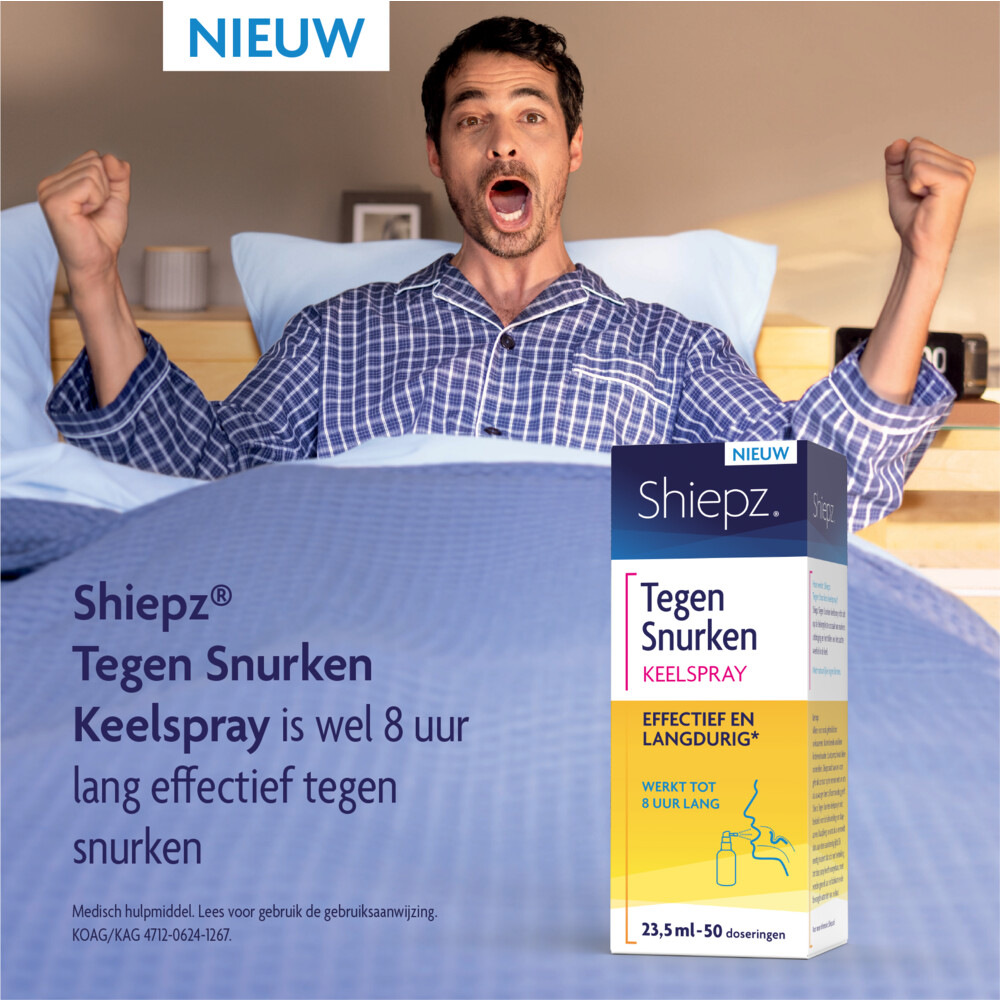 Shiepz Tegen Snurken Keelspray 23,5 ml