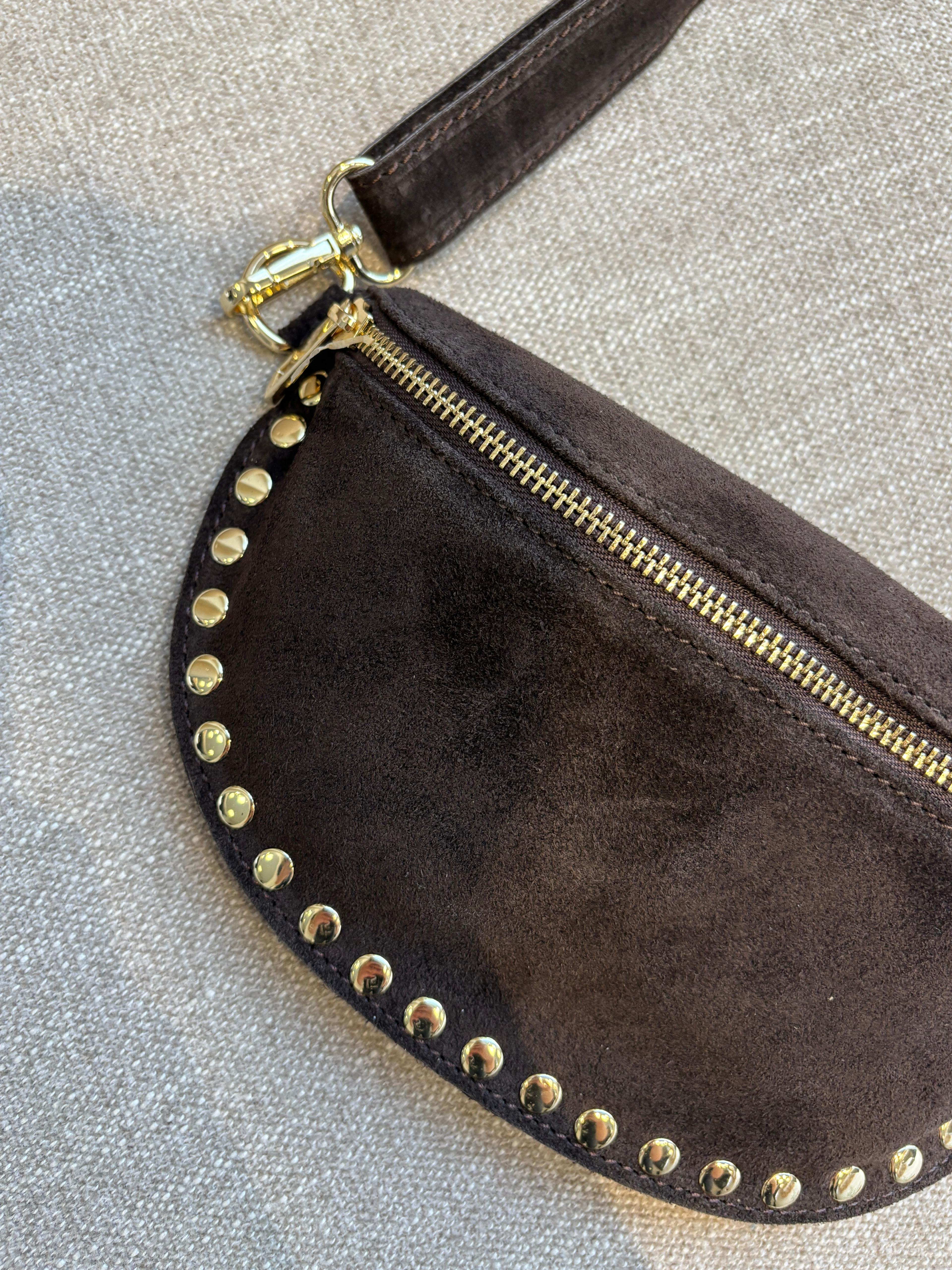 Debby Bumbag - Suede Bruin