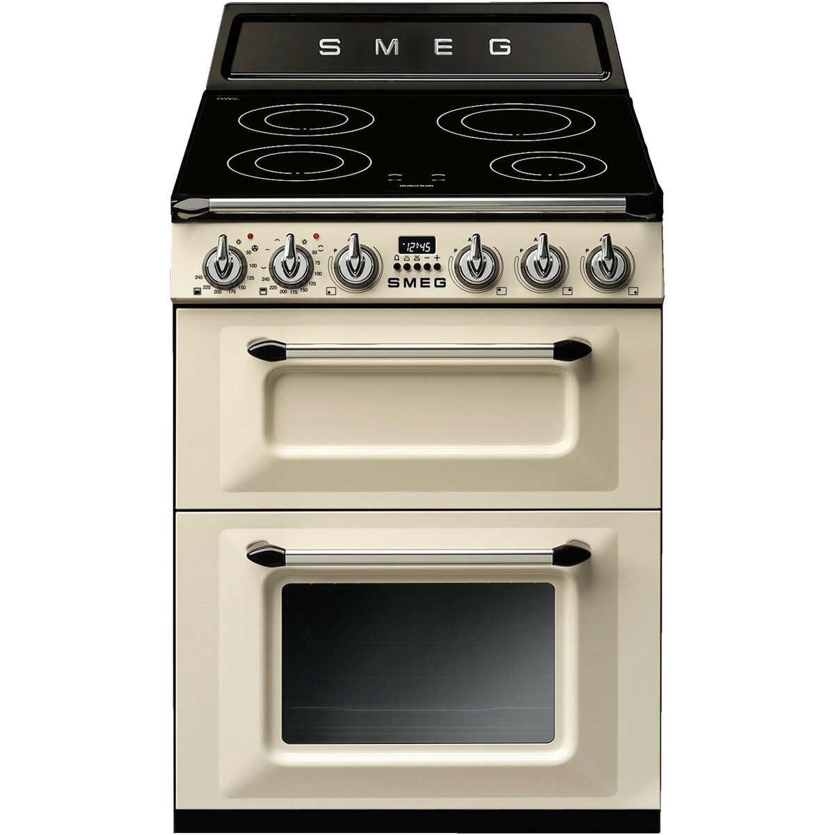 Victoria TR62IP2 induksjonsovn 61 liter 4 soner, creme