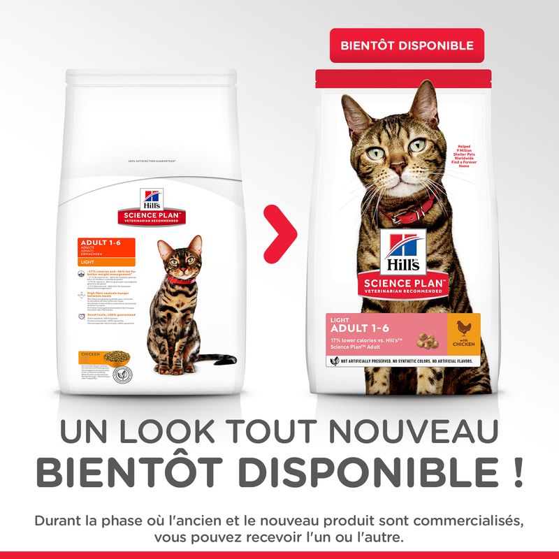 Hill's Science Plan Adult Light poulet - bitiba.fr