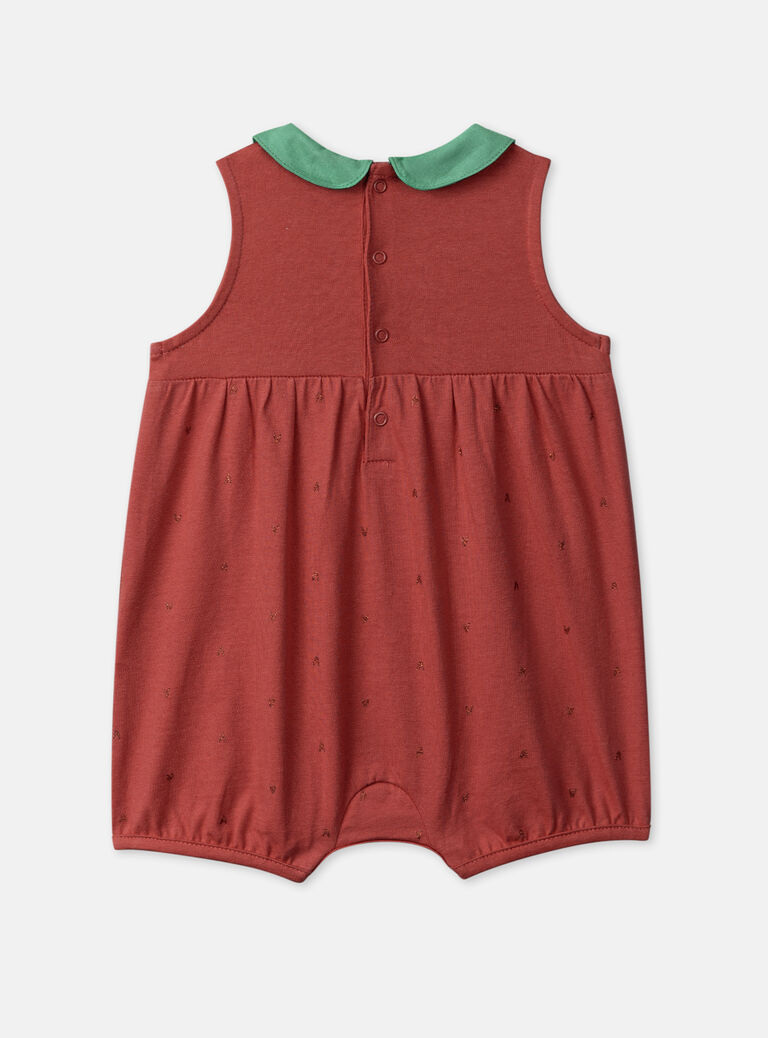 Grenouillère pasthèque pour bébé fille