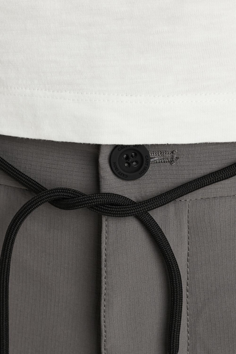 Cast Iron grijze heren korte broek