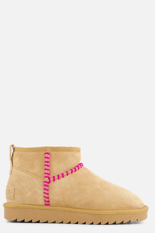 Colors of California Gevoerde Boots cognac Suede