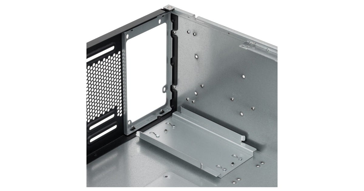 SilverStoneRM47-502-I rack behuizing  (Zwart)