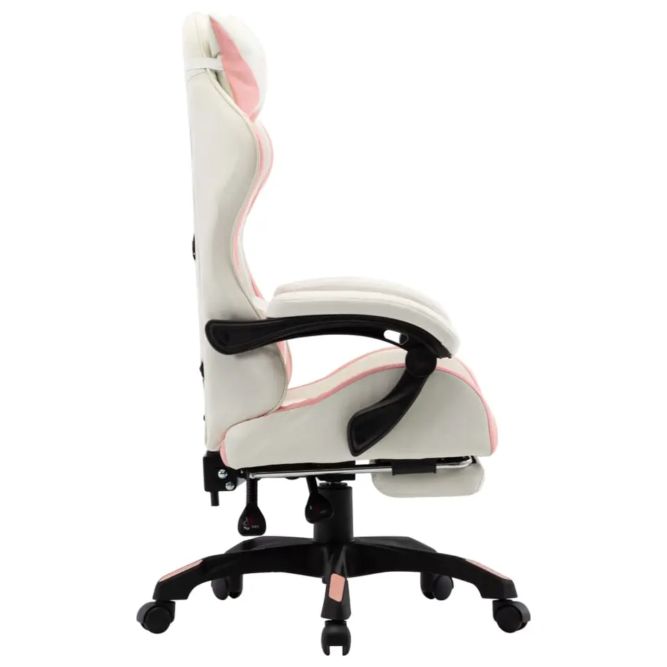 vidaXL - Race Stoel - Roze - Kunstleer