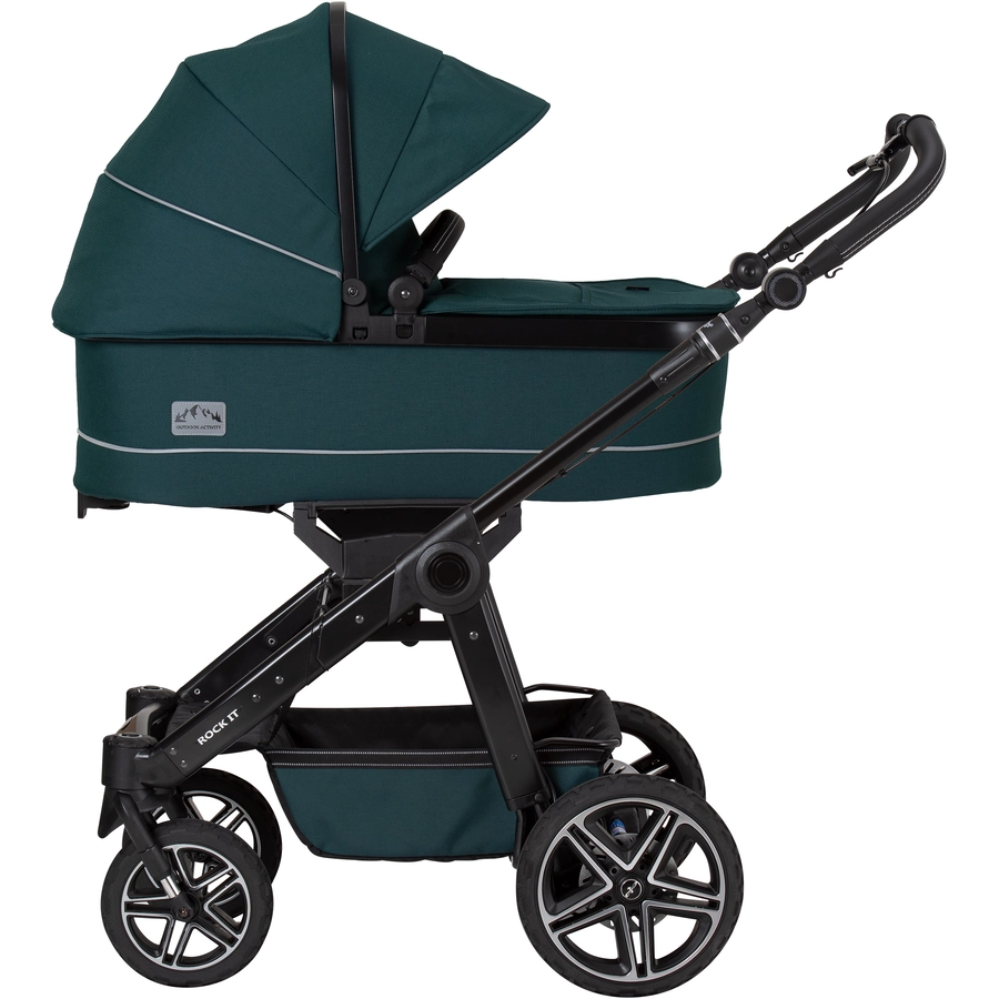 Hartan Kombikinderwagen ROCK IT GTR mit Handbremse Outdoor Leaf (801)