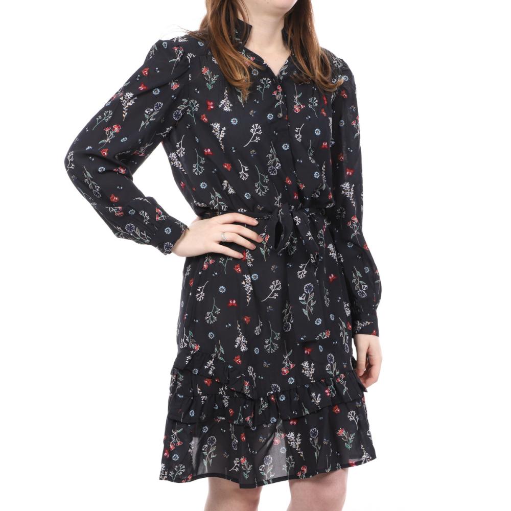 Joseph In Robe Marine à fleurs Femme Josephin Rosa