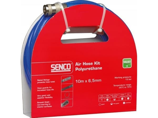 SENCO Air hose 10m, 6.5 mm dia. diameter, 10 of. diameter, SENCO