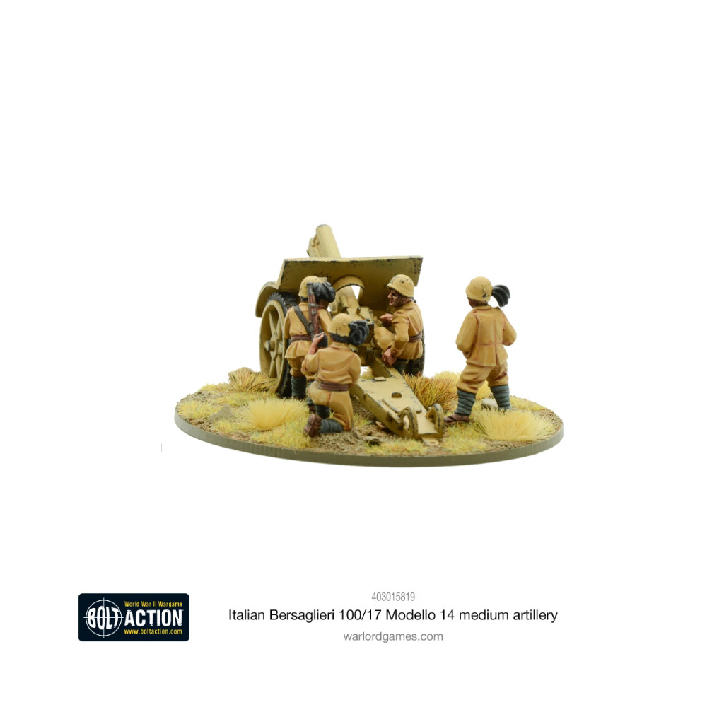 Bolt Action - Italian Bersaglieri 100/17 Modello 14 medium artillery