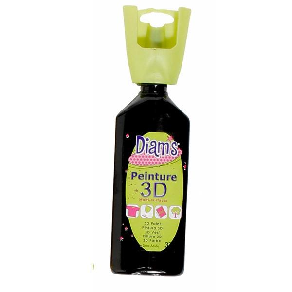 Peinture 3d multisurface - brillant noir