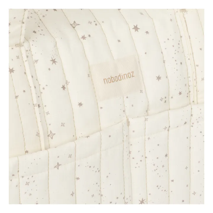 Nobodinoz Sac à langer Stories en coton bio | Ecru
