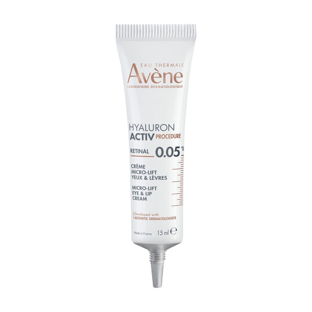 AVENE  Hyaluron Activ Procedure Creme de Olhos e Lábios Micro-Lift - 0,05% Retinal - 15ml
