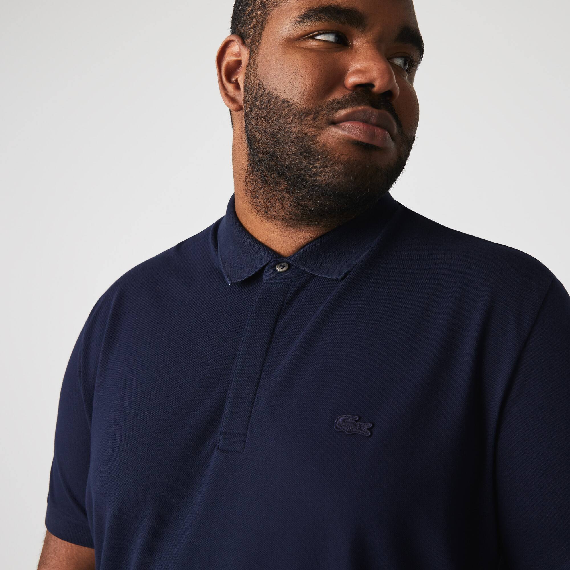 Polo Smart Paris coton stretch Manches Courtes - Bleu - Lacoste - Homme
