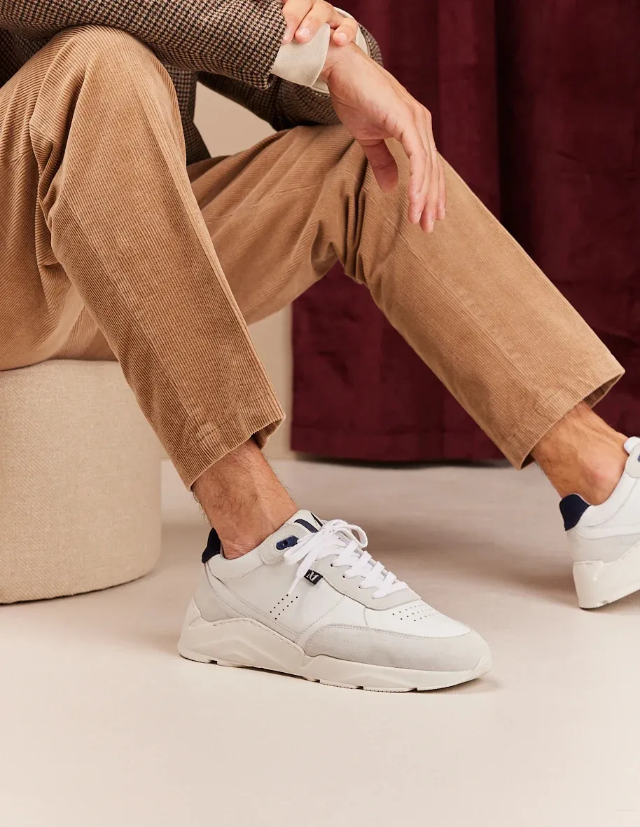 Baskets basses Stanislas M.Moustache