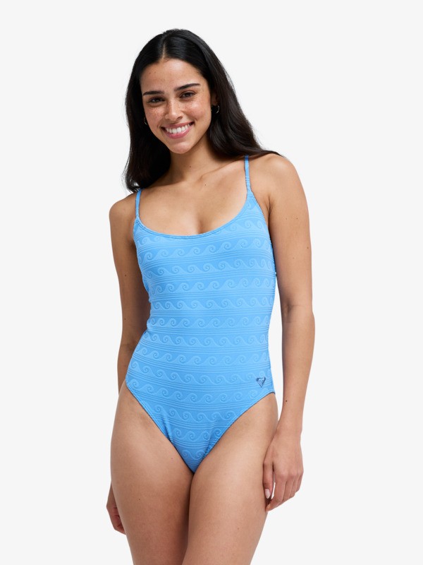 Paradise Wave One-Piece Maillot de bain une pièce Bleu Femme