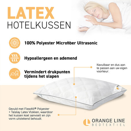 Hoofdkussen Hotel - Latex