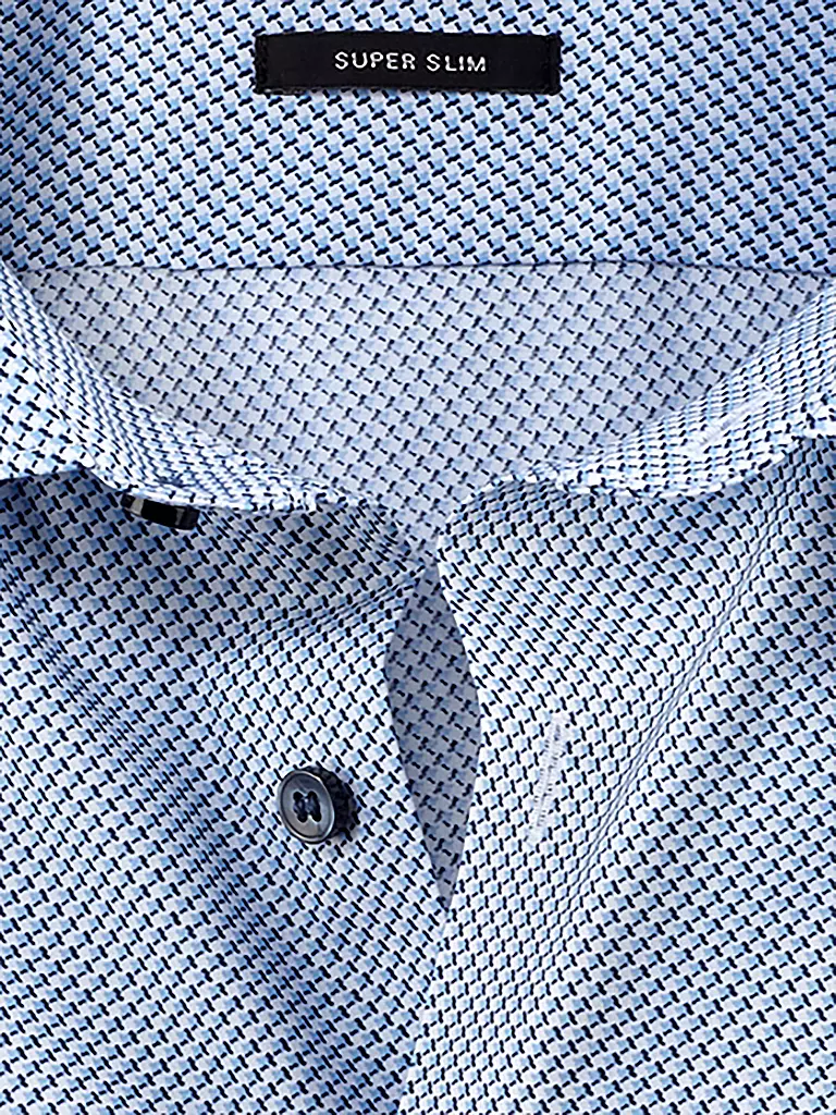 OLYMP NO.6 Hemd Super Slim Fit blau