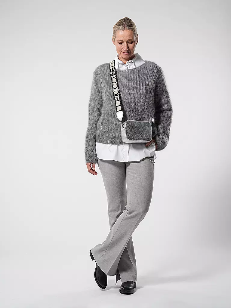 COCCINELLE Ledertasche - Mini Bag TEBE silber