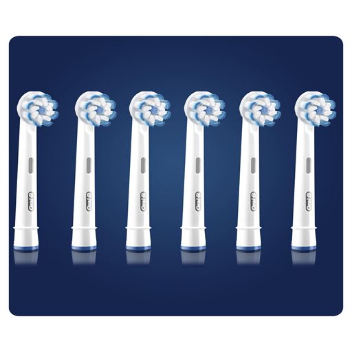 Oral-B Sensei Clean 6-pak Børstehoved