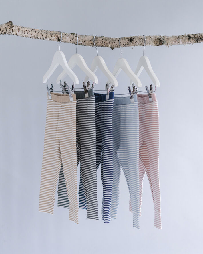Magasin du Nord Collection Petit baby pants - Organic Blue fog / star white stripe