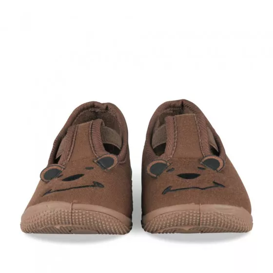Chaussons MARRON CHARLIE & FRIENDS