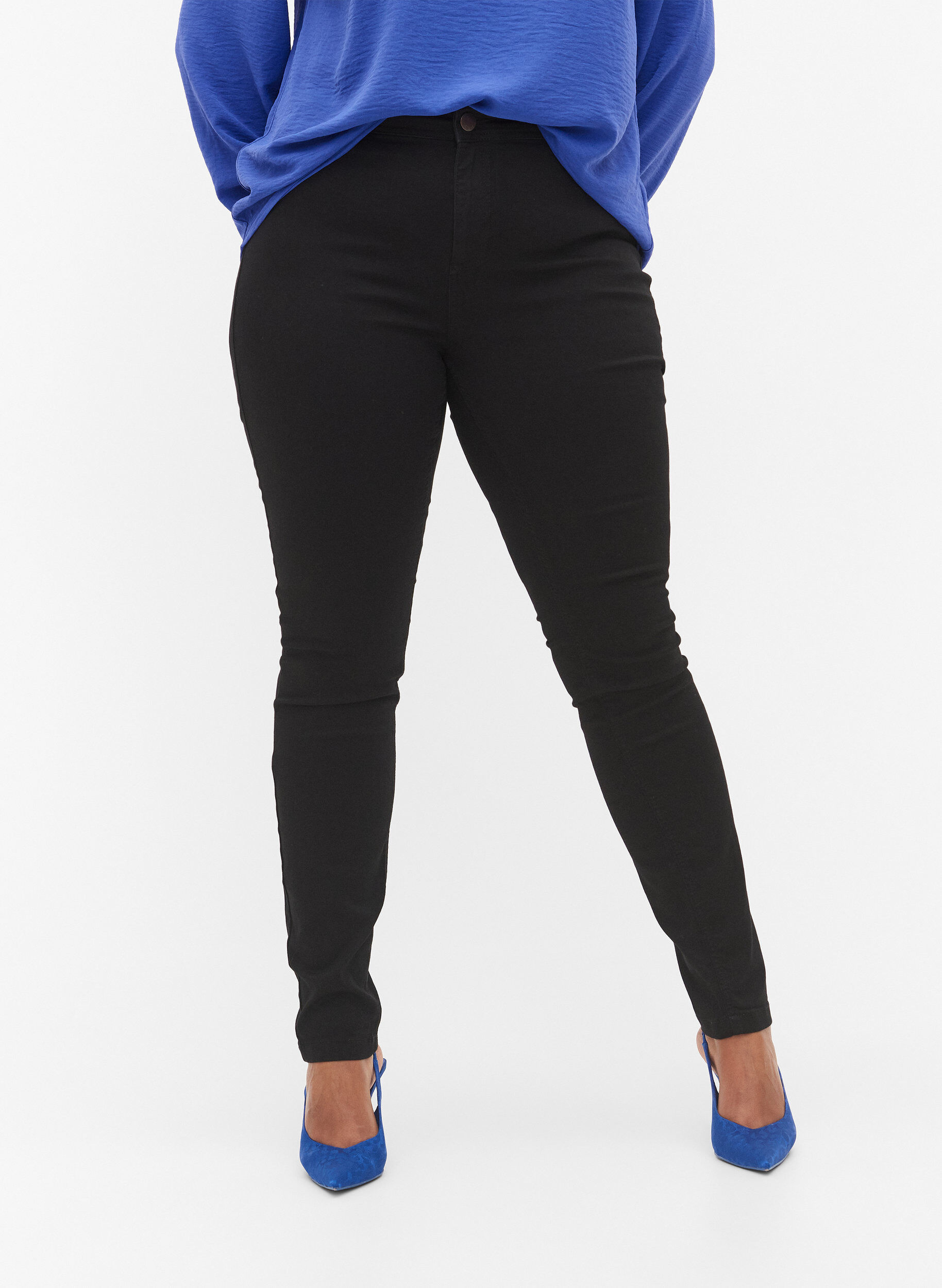 Super slim Amy jeans med høj talje
