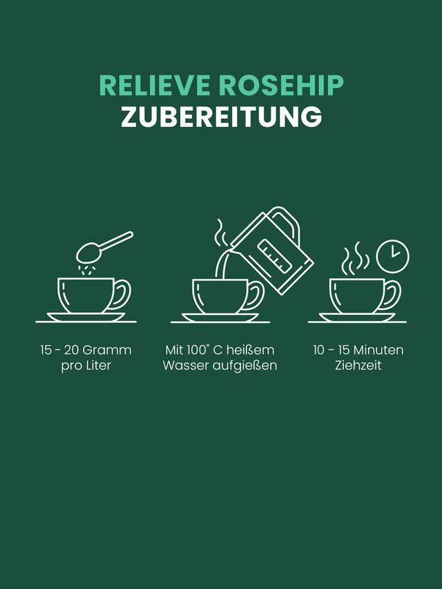 Kräutertee Hagebutte, lose, 100 g