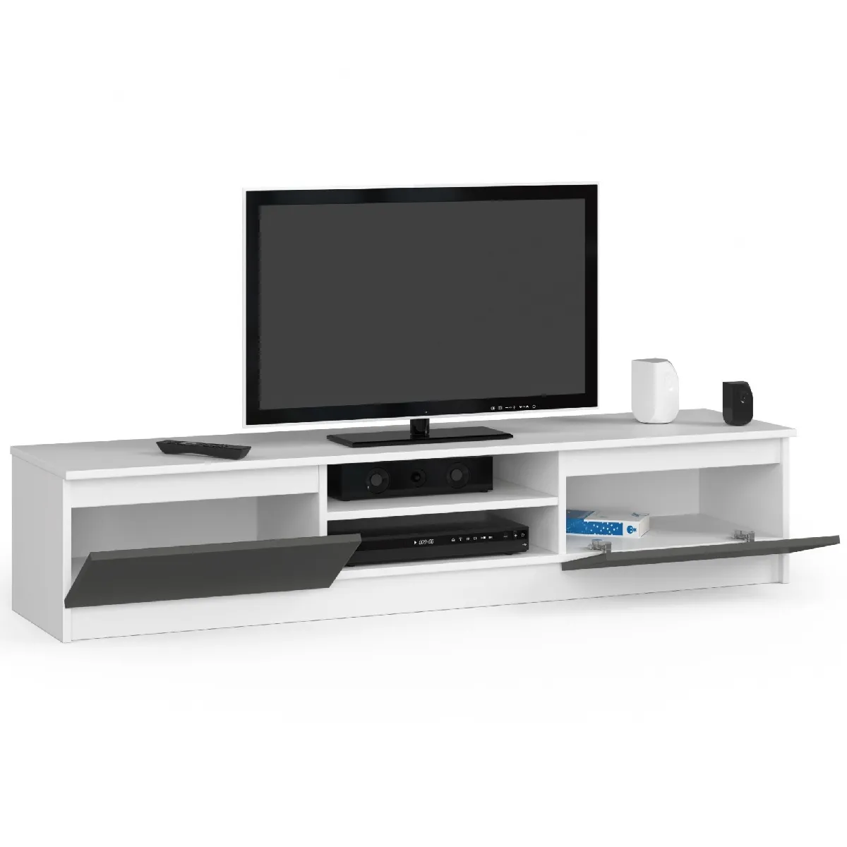 Other Brands Meuble TV 160 cm GST160 blanc/gris