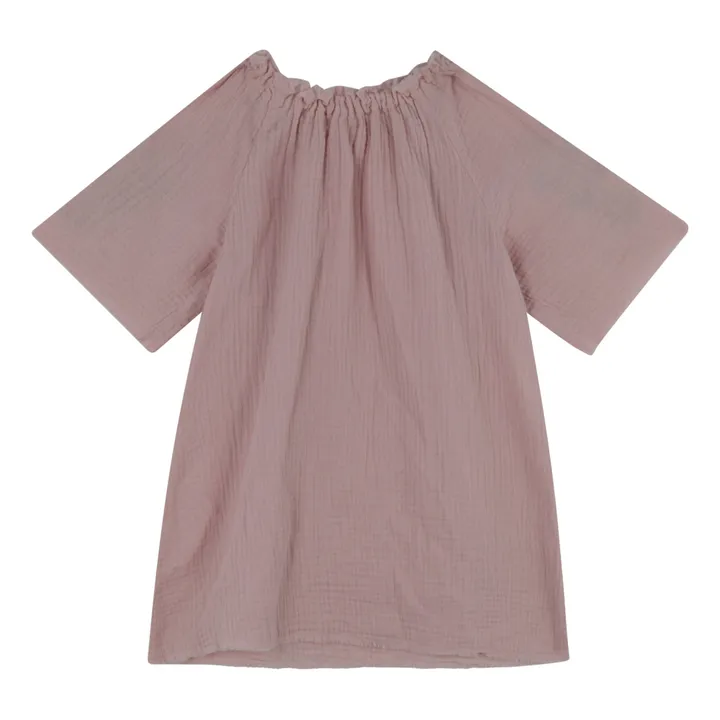Babe & Tess Robe Brodée Fleurs | Rose