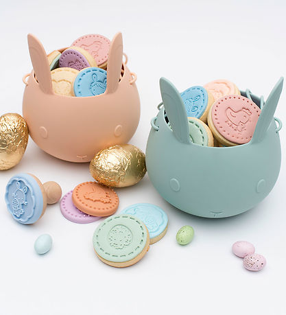 We Might Be Tiny Eimer - Bunny Basket - Pink