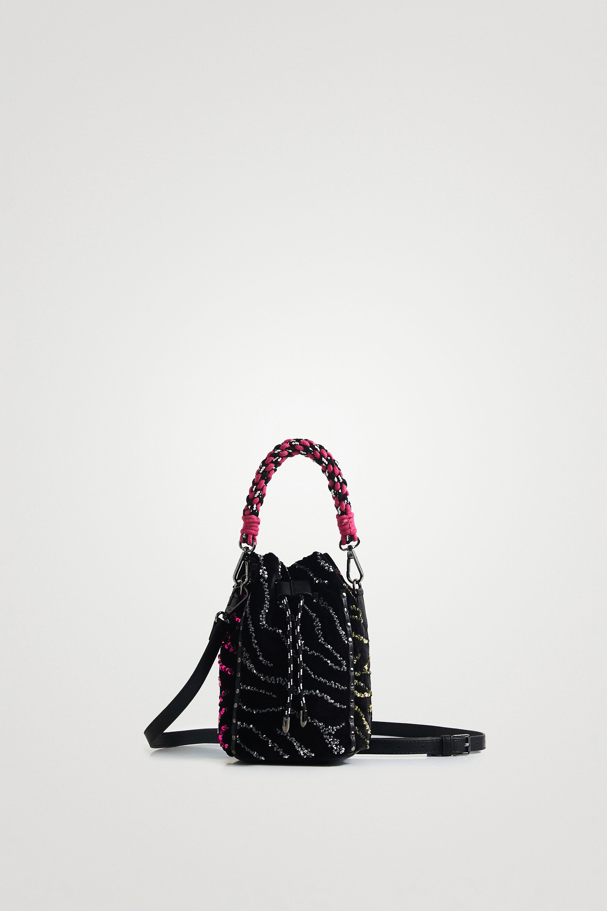 Mini sac sceau sequins