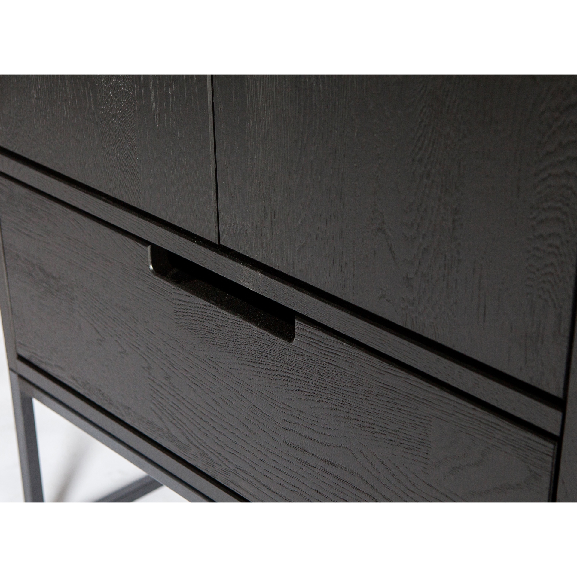 Schrank SILAS 60 x 210 cm Esche schwarz