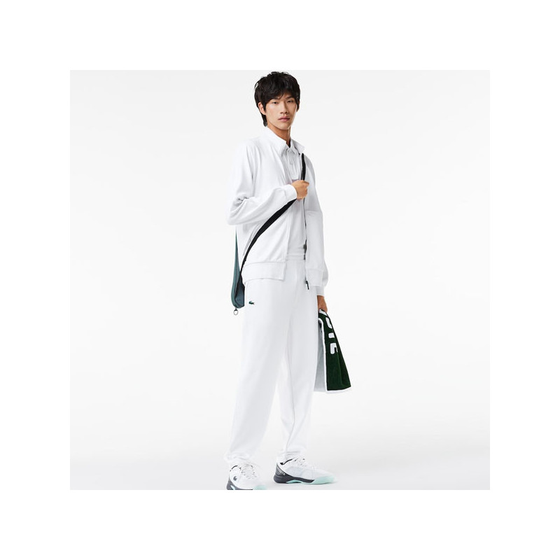 Pantalon de sport Lacoste blanc Track Trousers