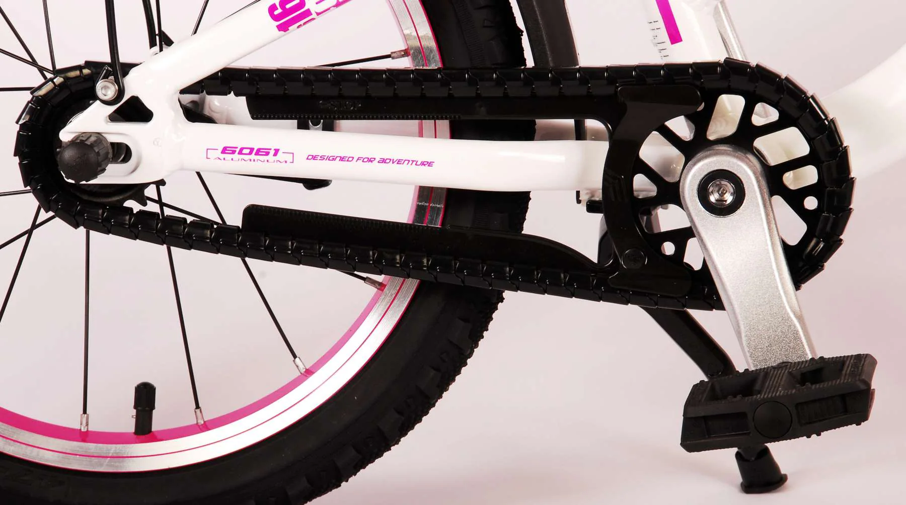 TPFSports Glamour Kinderfahrrad - Mädchen - 16 Zoll - Rücktritt + Handbremse - Perlmutt Mintgrün